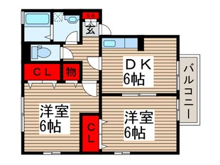 ピアドールの物件間取画像